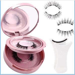 Glamorous Pink Lash Set with Applicator